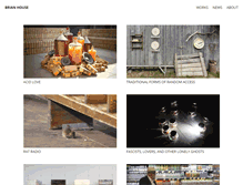 Tablet Screenshot of brianhouse.net